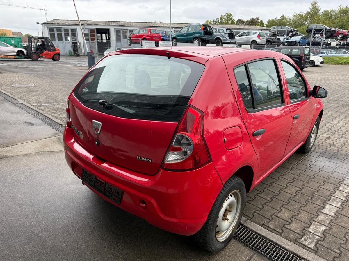 Dacia Sandero SD original Außenspiegel links manuell schwarz unlackiert BJ09